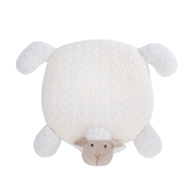 Super Cute Sheep Creative Carpet Home Pet Cartoon Entry Pad Sofa Cushion Warm Foot Floor Mat Home Decor