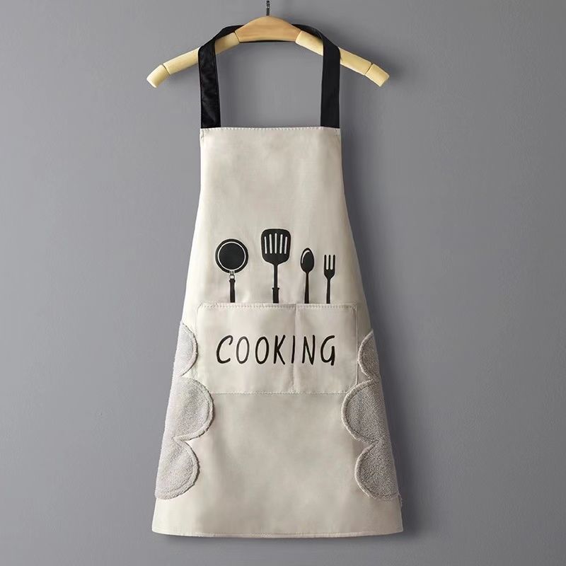 Home Kitchen Waterproof And Oil Proof Apron Cute Version Customization