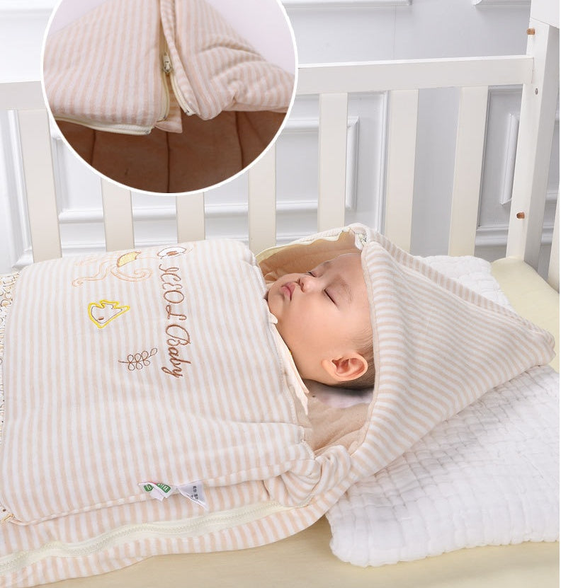 Envelope Baby Sleeping Bag Infant Sleep Sack Children Bedding Warm Toddler Wrap Swaddle Blanket Cotton Kid