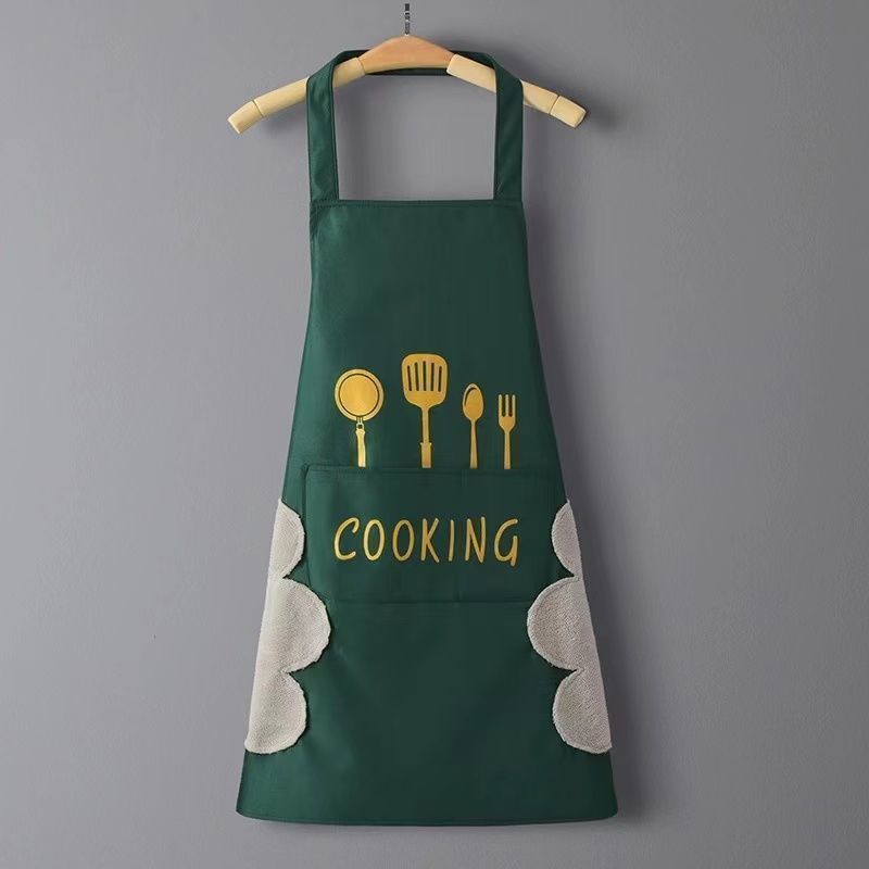 Home Kitchen Waterproof And Oil Proof Apron Cute Version Customization