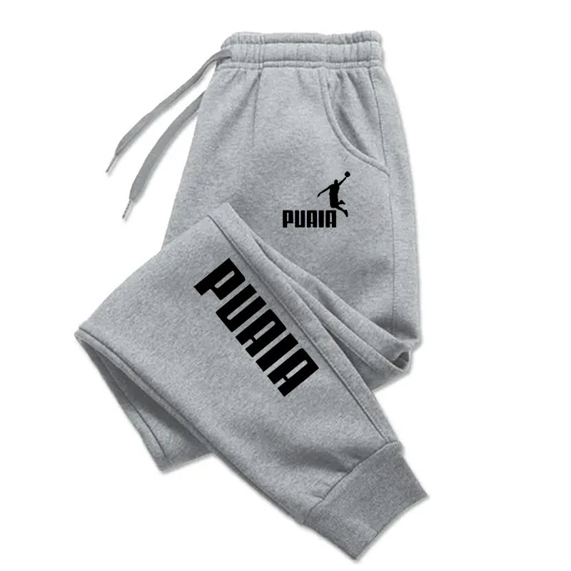 Winter New Men's Printed Sports Jogging Pants